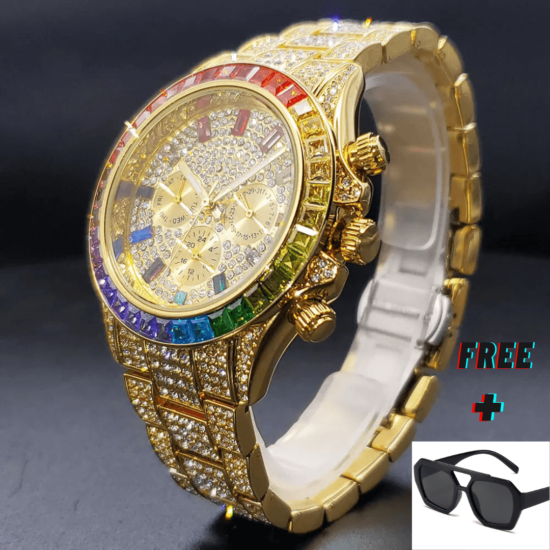 Prism Frost Iced Out Watch | Lifecurio