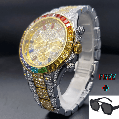 Prism Frost Iced Out Watch | Lifecurio