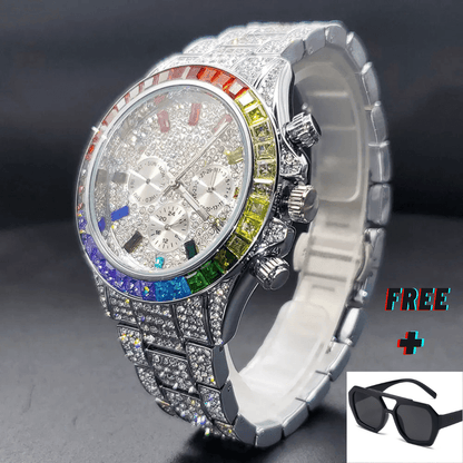 Prism Frost Iced Out Watch | Lifecurio