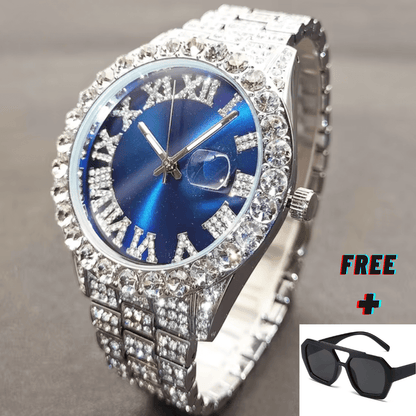 Luminous Dial Iced Out Watch | Lifecurio